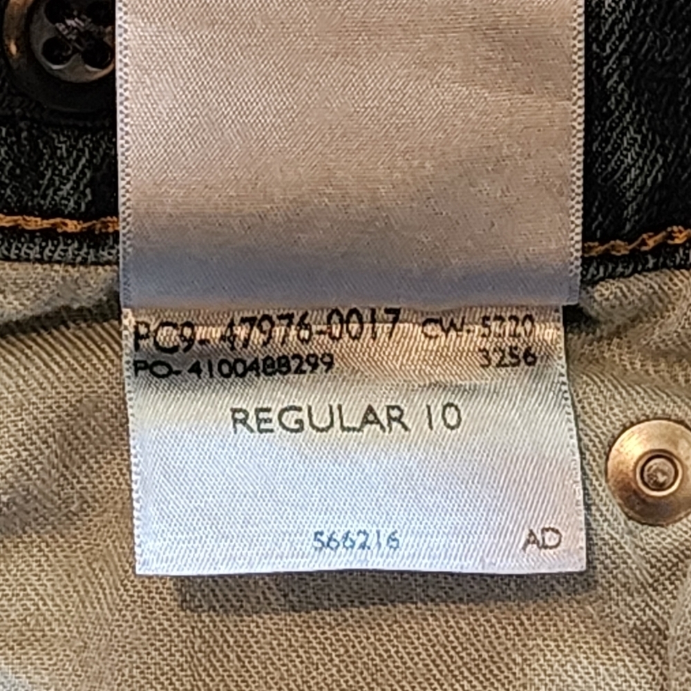 Levi's Denizen Skinny Fit Dark Wash Jeans Size 10 - Picture 10 of 15
